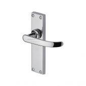 PR905-PC M&period;Marcus Project Hardware Door Handle Lever Latch Avon Design Polished Chrome Finish