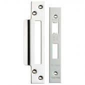FSF5004BSS Carlisle Brass Eurospec Easi-T Polished Stainless Steel Forend Strike & Fixing Pack to Suit Architectural Sashlocks &lpar;BAS&sol;ESS&sol;LSS&rpar;