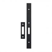 FSF5015MB Carlisle Brass Eurospec Easi-T Matt Black Forend Strike & Fixing Pack to Suit Architectural Din Deadlocks &lpar;DLS0060EP&rpar;