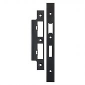 FSF5017MB Carlisle Brass Eurospec Easi-T Matt Black Forend Strike & Fixing Pack to Suit Architectural Din Sash&sol;Bathroom Locks &lpar;DLS7260EP&sol;DLS7860WC&rpar;