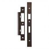 FSF5017MBRZ Carlisle Brass Eurospec Easi-T Matt Bronze Forend Strike & Fixing Pack to suit Architectural DIN Sash&sol;Bathroom Locks &lpar;DLS7260EP&sol;DLS7860WC&rpar;