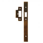 FSF5016AB Carlisle Brass Eurospec Easi-T Antique Brass Forend Strike & Fixing Pack to Suit Architectural Din Latches &lpar;DLS0060L&rpar;