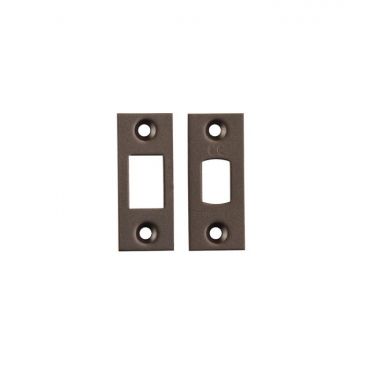 Click Here To Enlarge This Photo Of FSF5010MBRZ Carlisle Brass Eurospec Easi-T Matt Bronze Forend Strike & Fixing Pack to suit Heavy Duty Tubular Deadbolts &lpar;TLD&rpar;