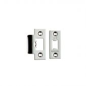 FSF5009BSS Carlisle Brass Eurospec Easi-T Polished Stainless Steel Forend Strike & Fixing Pack to Suit Heavy Duty Tubular Latches &lpar;TLS5025&sol;TLS5030&sol;TLS5040&sol;TLS5050&rpar;