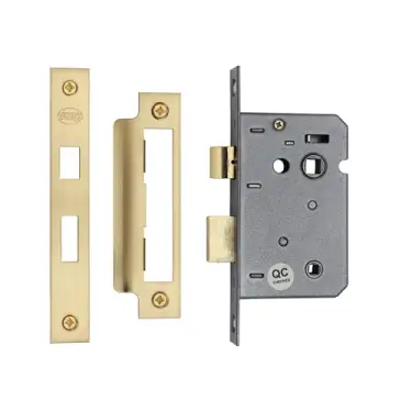 Click Here To Enlarge This Photo Of YKBL2N-SB M&period;Marcus York Bathroom Lock 2 &half;" Satin Brass