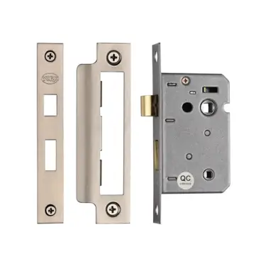 Click Here To Enlarge This Photo Of YKBL2N-SN&SC M&period;Marcus York Bathroom Lock 2 &half;" Satin Nickel&sol;Satin Chrome