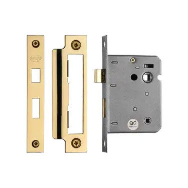 Click Here To Enlarge This Photo Of YKBL3N-PB M&period;Marcus York Bathroom Lock 3" Polished Brass