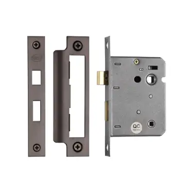Click Here To Enlarge This Photo Of YKSL32N-MB M&period;Marcus York 3 Lever Sashlock 2 &half;" Matt Bronze Finish
