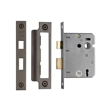 Click Here To Enlarge This Photo Of YKSL33N-MB M&period;Marcus York 3 Lever Sashlock 3" Matt Bronze Finish