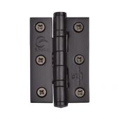SS-3X2-BKMT M&period;Marcus Stainless Steel Line Ball Bearing Hinge 3" x 2" x 2mm Matt Black Finish
