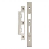 FSF5017SSS Carlisle Brass Eurospec Easi-T Satin Stainless Steel Forend Strike & Fixing Pack to Suit Architectural Din Sash&sol;Bathroom Locks &lpar;DLS7260EP&sol;DLS7860WC&rpar;
