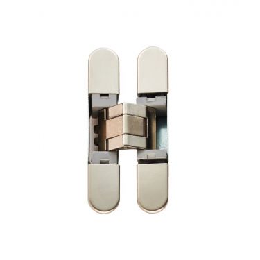 Click Here To Enlarge This Photo Of CI000929NIK00 - Carlisle Brass CEAM 929 3D Concealed Cabinet Hinge 76 x 14mm &lpar;Max 12kg per 2 hinges&comma; 16kg per 3 hinges&comma; 21kg per 4 hinges&rpar; Nickel Plated