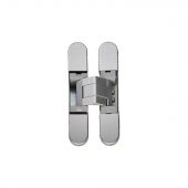 CI000929ARG00 - Carlisle Brass CEAM 929 3D Concealed Cabinet Hinge 76 x 14mm &lpar;Max 12kg per 2 hinges&comma; 16kg per 3 hinges&comma; 21kg per 4 hinges&rpar; Silver
