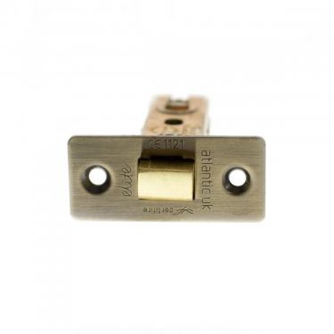 Click Here To Enlarge This Photo Of Atlantic - ALCE25AB Fire Rated CE Bolt Through Tubular Mortice Latch 2&period;5" - Antique Brass