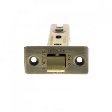 Click Here To Enlarge This Photo Of Atlantic - ALCE25MAB Fire Rated CE Bolt Through Tubular Mortice Latch 2&period;5" - Matt Antique Brass