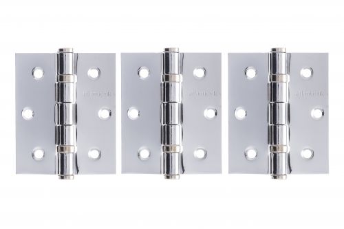 Click Here To Enlarge This Photo Of Atlantic - A2HB32525PC&lpar;3&rpar; 3"x 2&period;5"x2&period;5mm Ball Bearing Hinge Polished Chrome &lpar;Pack of 3&rpar;