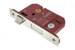 Atlantic - ALKSASH5LK3PC British Standard 5 Lever Key Sashlock 3" - Polished Chrome