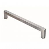 Atlantic - APH60019SQSSS Mitred Pull Handle &lbrack;Bolt Through&rsqb; 600mm x 19mm - Satin Stainless Steel