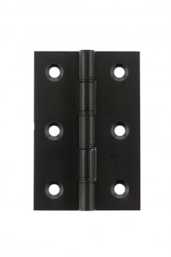 Click Here To Enlarge This Photo Of Atlantic - AWH3222MB Washered Hinges 3" x 2" x 2&period;2mm - Matt Black