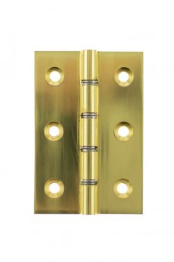 Click Here To Enlarge This Photo Of Atlantic - AWH3222PB Washered Hinges 3" x 2" x 2&period;2mm - Polished Brass