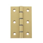 Atlantic - AWH3222SB Washered Hinges 3" x 2" x 2&period;2mm - Satin Brass