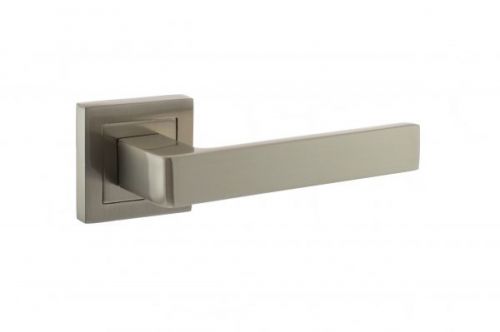 Click Here To Enlarge This Photo Of Atlantic - S40SSN STATUS 'Montana' Designer Lever on S4 Square Rose - Satin Nickel