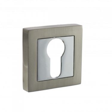 Click Here To Enlarge This Photo Of Atlantic - S4ESCESSNPC STATUS Euro Escutcheons on S4 Square Rose Sat&period;Nickel&sol;Pol&period;Chrome