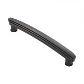ADR502CMB - Carlisle Brass Fingertip Design Art Deco Handle &lpar;160mm c&sol;c&rpar; 190mm Matt Black