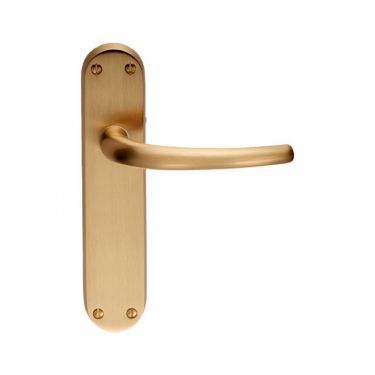 Click Here To Enlarge This Photo Of EL32SB - Carlisle Brass Manital 'Lilla' Latch Lever Handles Satin Brass