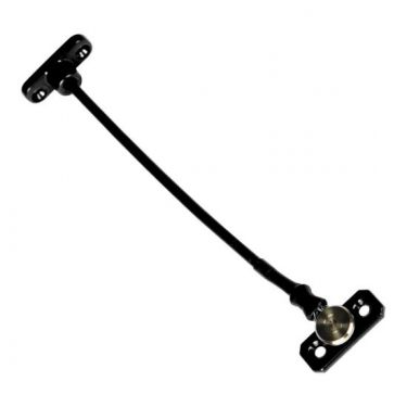 Click Here To Enlarge This Photo Of JACKLOC Perma Permanent Swivel&sol;Stud Window Restrictor Black