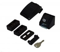 JACKLOC Titan Robust Folding Window Restrictor Black