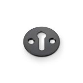AW399BLK - Alexander & Wilks Victorian Escutcheon Standard Profile - Black
