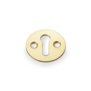 Click Here To Enlarge This Photo Of AW399PBL - Alexander & Wilks Victorian Escutcheon Standard Profile - Lacquered Brass