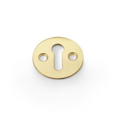 Click Here To Enlarge This Photo Of AW399SB - Alexander & Wilks Victorian Escutcheon Standard Profile - Satin Brass