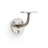 AW750SN - Alexander & Wilks Handrail Bracket &lpar;Heavy&rpar; 80mm projection - Satin Nickel