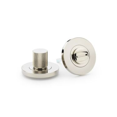 Click Here To Enlarge This Photo Of AW790PNPVD - Alexander & Wilks Thumbturn & Release Knurled on 50x6mm Rose - Polished Nickel PVD