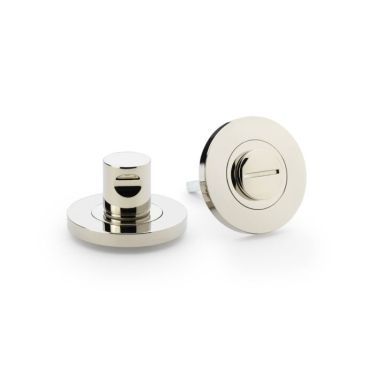 Click Here To Enlarge This Photo Of AW791PNPVD - Alexander & Wilks Thumbturn & Release Plain on 50x6mm Rose - Polished Nickel PVD