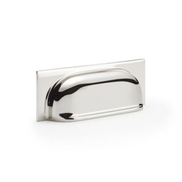 Click Here To Enlarge This Photo Of AW905PNPVD - Alexander & Wilks Quantock Cup Pull Handle - Polished Nickel PVD - 96mm c&sol;c