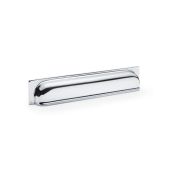 AW906PC - Alexander & Wilks Quantock Cup Pull Handle - Polished Chrome - 203mm c&sol;c