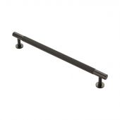 FTD700EMB - Carlisle Brass Fingertip Design Knurled Pull Handle 254mm &lpar;224mm c&sol;c&rpar; Matt Black