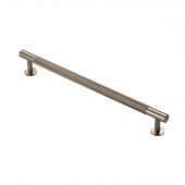 FTD700ESN - Carlisle Brass Fingertip Design Knurled Pull Handle 254mm &lpar;224mm c&sol;c&rpar; Satin Nickel