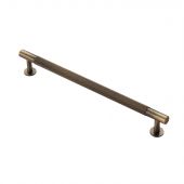 FTD700EAB - Carlisle Brass Fingertip Design Knurled Pull Handle 254mm &lpar;224mm c&sol;c&rpar; Antique Brass