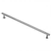 FTD700HCP - Carlisle Brass Fingertip Design Knurled Pull Handle 370mm &lpar;320mm c&sol;c&rpar; Polished Chrome