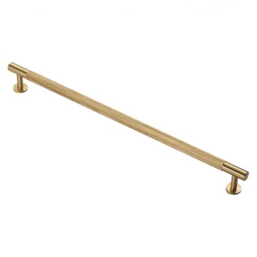 Click Here To Enlarge This Photo Of FTD700HSB - Carlisle Brass Fingertip Design Knurled Pull Handle 370mm &lpar;320mm c&sol;c&rpar; Satin Brass