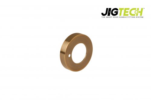 Click Here To Enlarge This Photo Of JTA5205 Jigtech Antique Brass Privacy Cover Rose &lpar;pair&rpar;