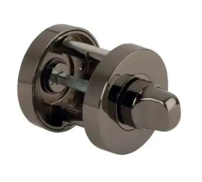 Click Here To Enlarge This Photo Of JTA5503 Jigtech Black Nickel Round Bathroom Turn & Release Set