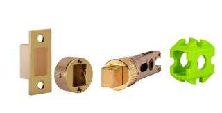 JTL4423-F Jigtech Polished Electro Brass 57mm Smart Dead Bolt -&nbsp;CE&sol;Fire Rated