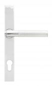 45525 From The Anvil Polished Chrome Brompton Slimline Lever Espag&period; Lock Set - 92mm centres - 212mm screw centres