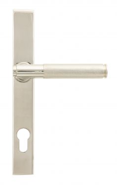 Click Here To Enlarge This Photo Of 45526 From The Anvil Polished Nickel Brompton Slimline Lever Espag&period; Lock Set - 92mm centres - 212mm screw centres