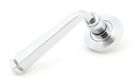 45617 From The Anvil Polished Chrome Avon Round Lever on Rose Set &lpar;Beehive&rpar;